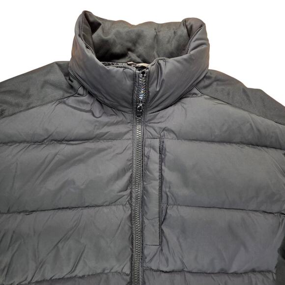 Paul & Shark Yachting Goose Down Puffer Jacket Size XL Mens Black Streetwear Y2K - Picture 3 of 11